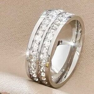 Double The Sparkle Ring - Size 7